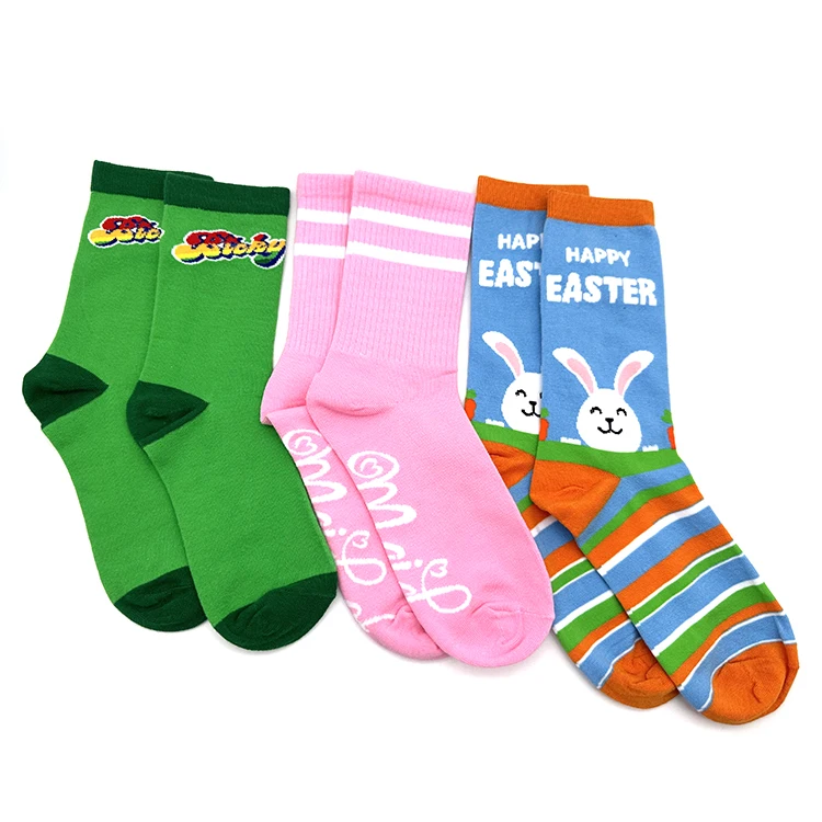 YYX Sports Pure Cotton Socks Custom Fashion Cartoon Anime Style Jacquard Logo Soft Cotton Socks Sports Home Breathable Socks
