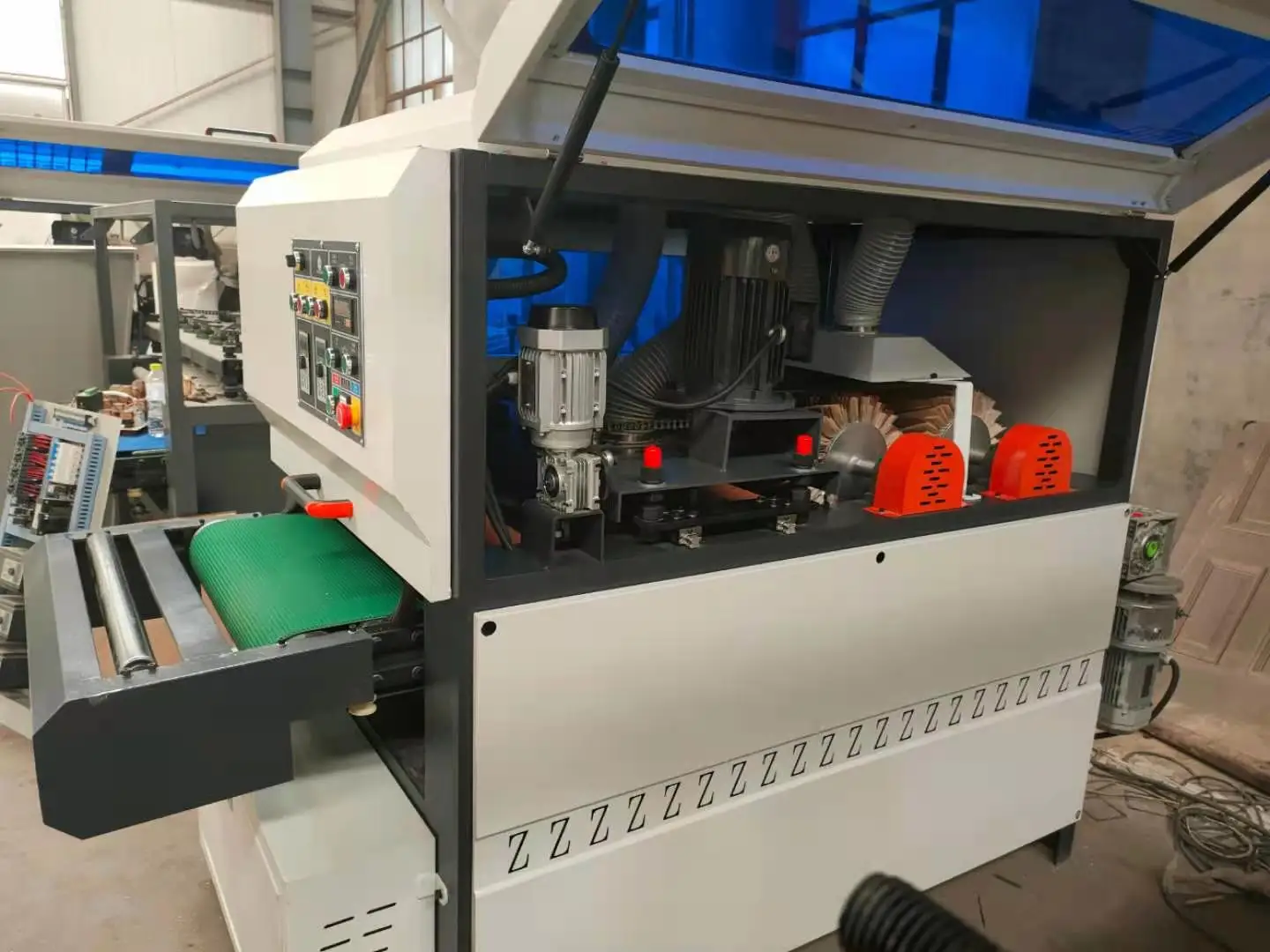 SF630-4P Автоматическая комбинации двери шкафа Диск щетка для ногтей шлифовальный станок