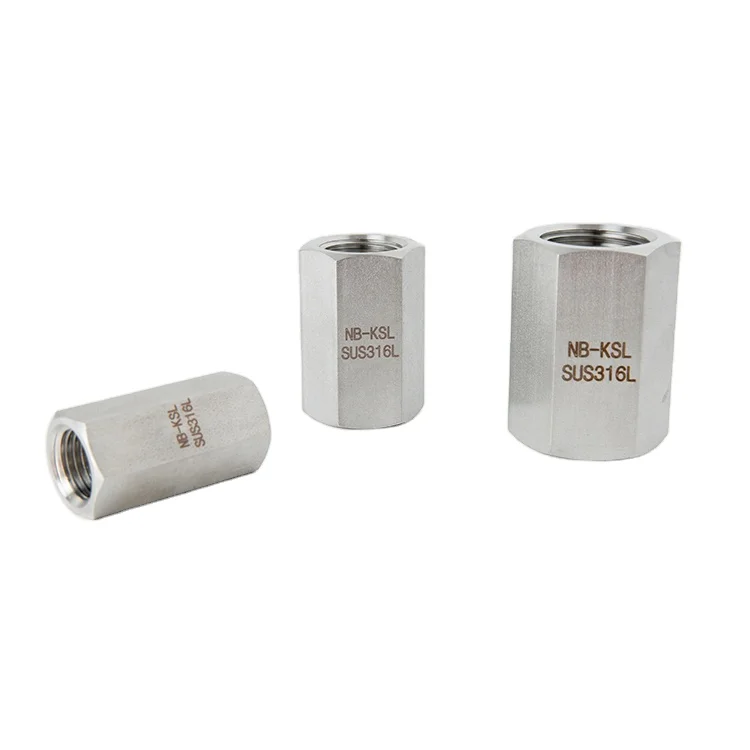 
1/4 Connectors Hex Coupling Union Tube Fitting For Tubing In Female NPT 