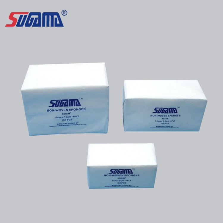 4ply 6ply 8ply 12ply with x ray detectable thread 100% Cotton Medical Gauze Swabs Gauze Sponges Absorbent Gauze Pads
