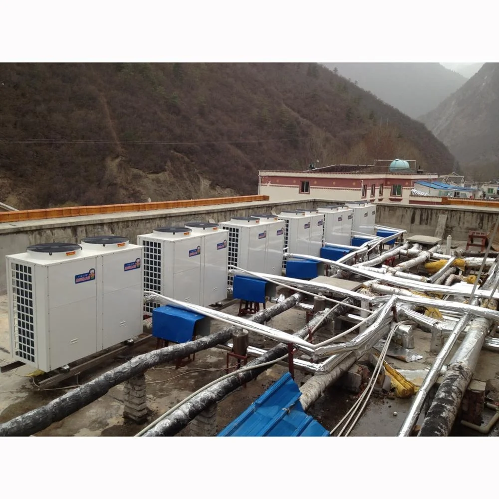 Smart operation air to water heat pump water heater for commercial building like hotel, school, hospital