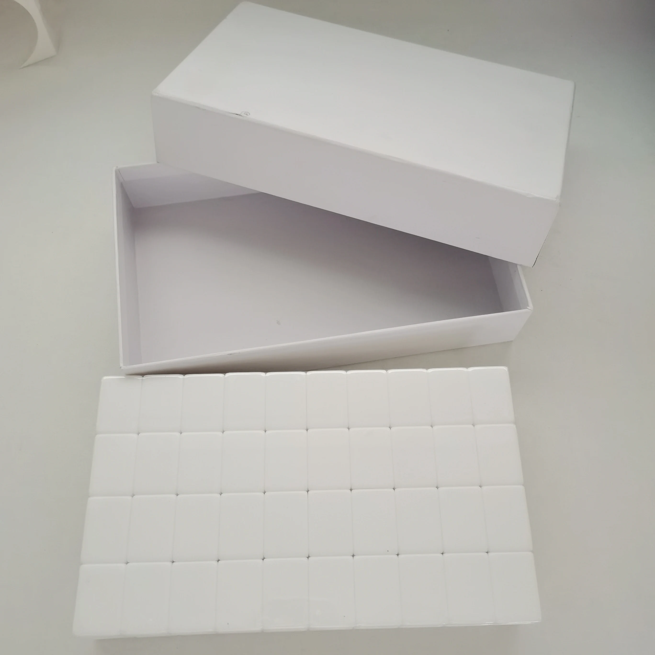 OEM print acrylic Mini dominos set High Quality 28Pcs Acrylic Domino Game Set Customize Colorful Domino Game