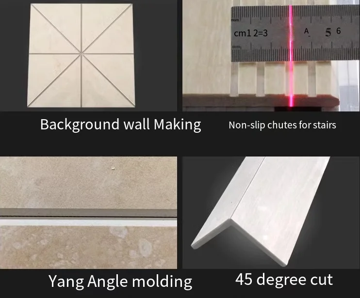 45 Degrees Low Power Slotting And Beveling Machine Marble Granite Tile Cutting Machine Automatic Tile Bridge Saw Cutting Machine