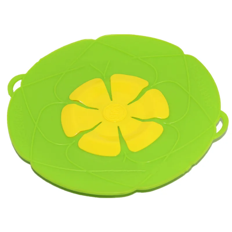 Kitchen Gadgets Wholesale Silicone Over Spill Lid Preservation Pan Cover Safe Stopper Pot Lid