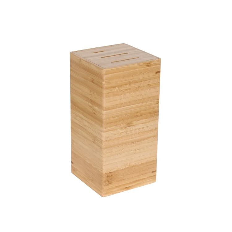 BAMBKIN Kitchen universal  knife  block customset organizer bamboo knife holder