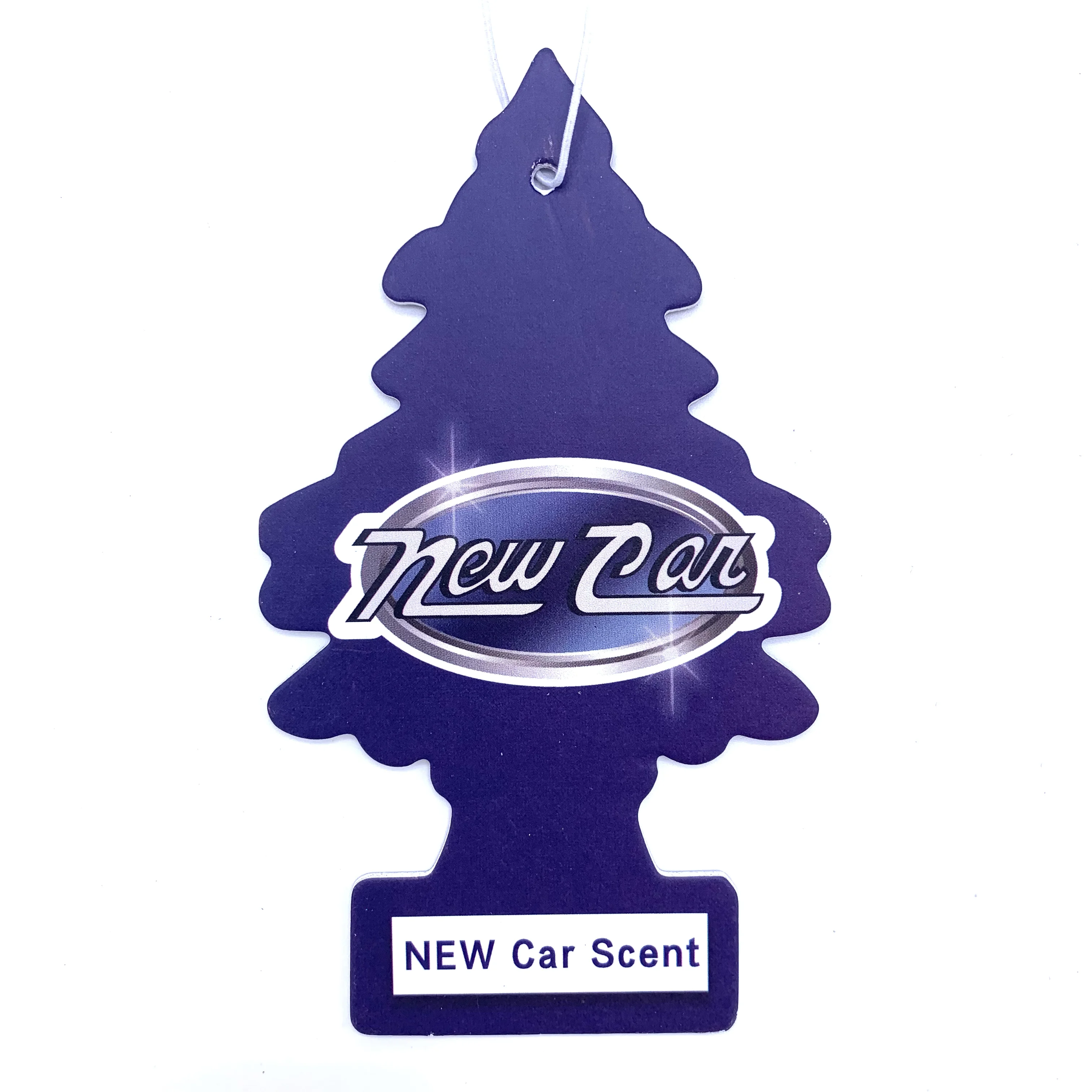 Unscented Glass Hanging Clips Trees Logo Black/Colorful Paper 10*10/7*12cm Custom Car Air Freshener