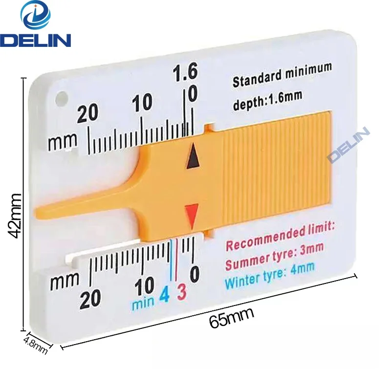 0-20mm tire Tread Depthometer Auto Car Tyre Depth Gauge