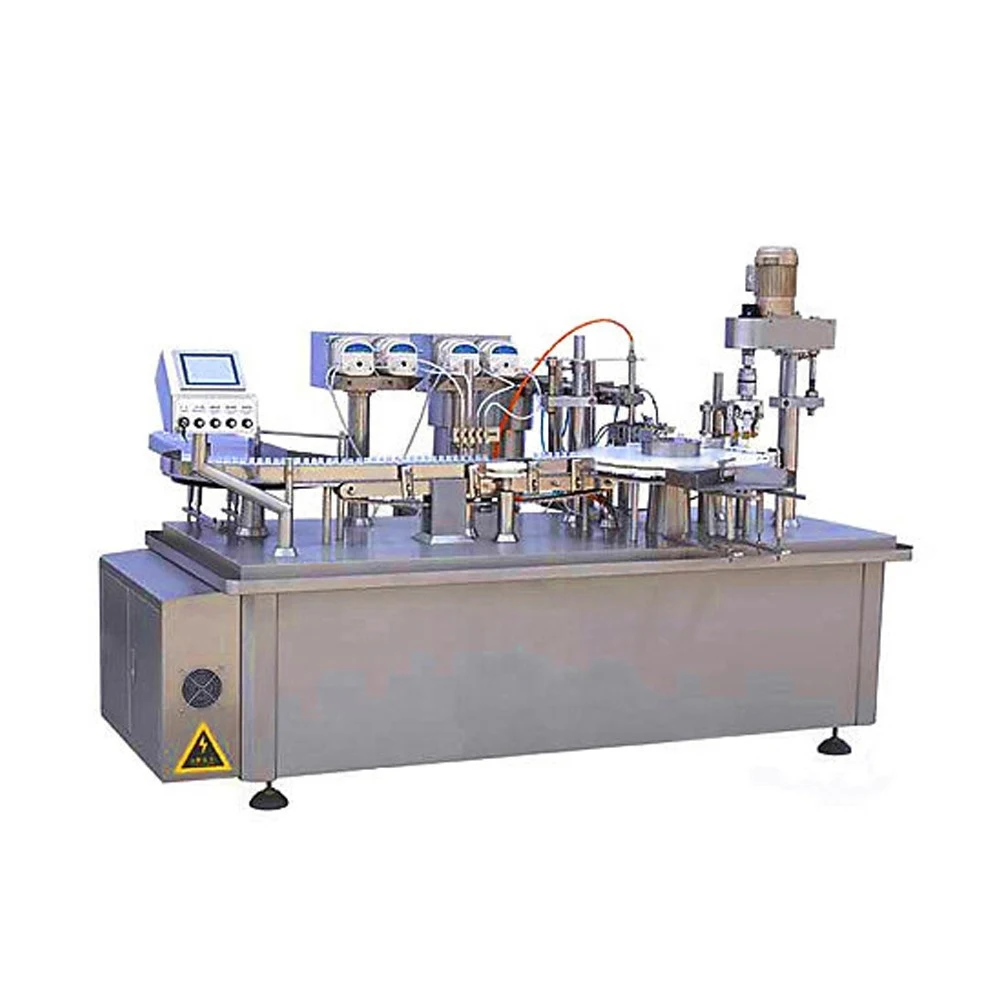 Автоматическая машина для розлива и укупорки жидкости