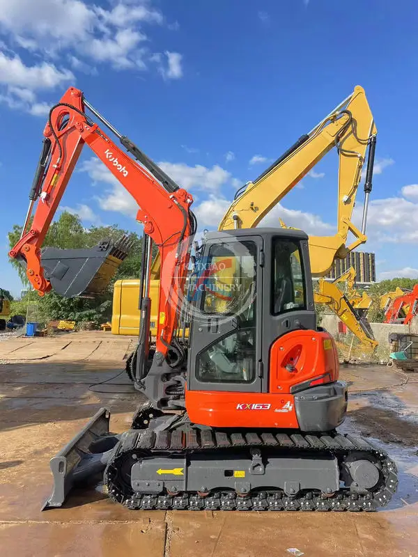 Экскаватор Kubota KX163 б/у 6 тонн в наличии гусеничный экскаватор гидравлическая машина экскаватор-экскаватор Подержанный