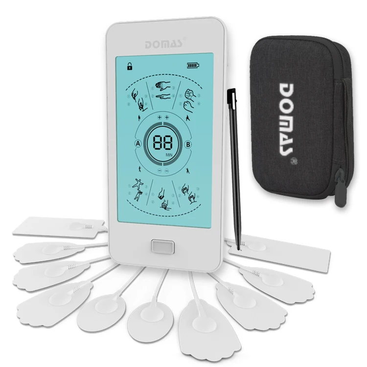 Back Neck Physical Therapy Massage Tens Unit Machine Pulse Massager With Touch