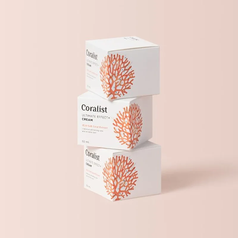 Fashion Contact Lenses Paper Box Color Contact Lens box Customized cosmetic contact lenses package