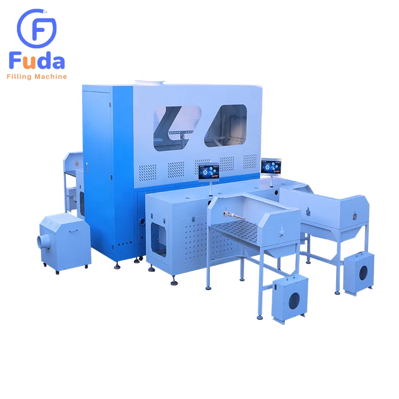 Single-Phase Electric Drive Weighing Cycle Down Feather Jacket Filling Machine