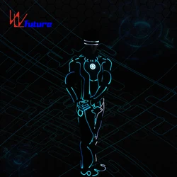 Hot sale group tron costumes,boys dance clothing,stage performance wear for adult Iron clothing