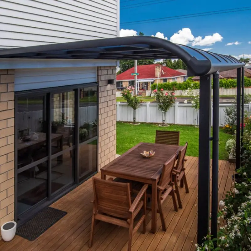 Garden Pergola Waterproof Polycarbonate Awning Canopy Outdoor Shade Aluminum Awnings