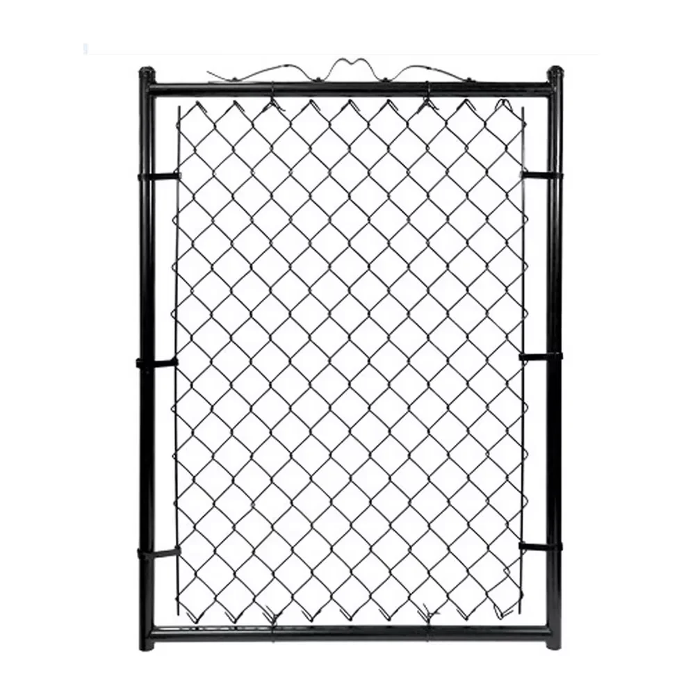 Corey Adjust-A-Gate Black Square Corner Frame Kit Easy Fit Chain Link Fence for Residential Safety & Privacy Enhancement