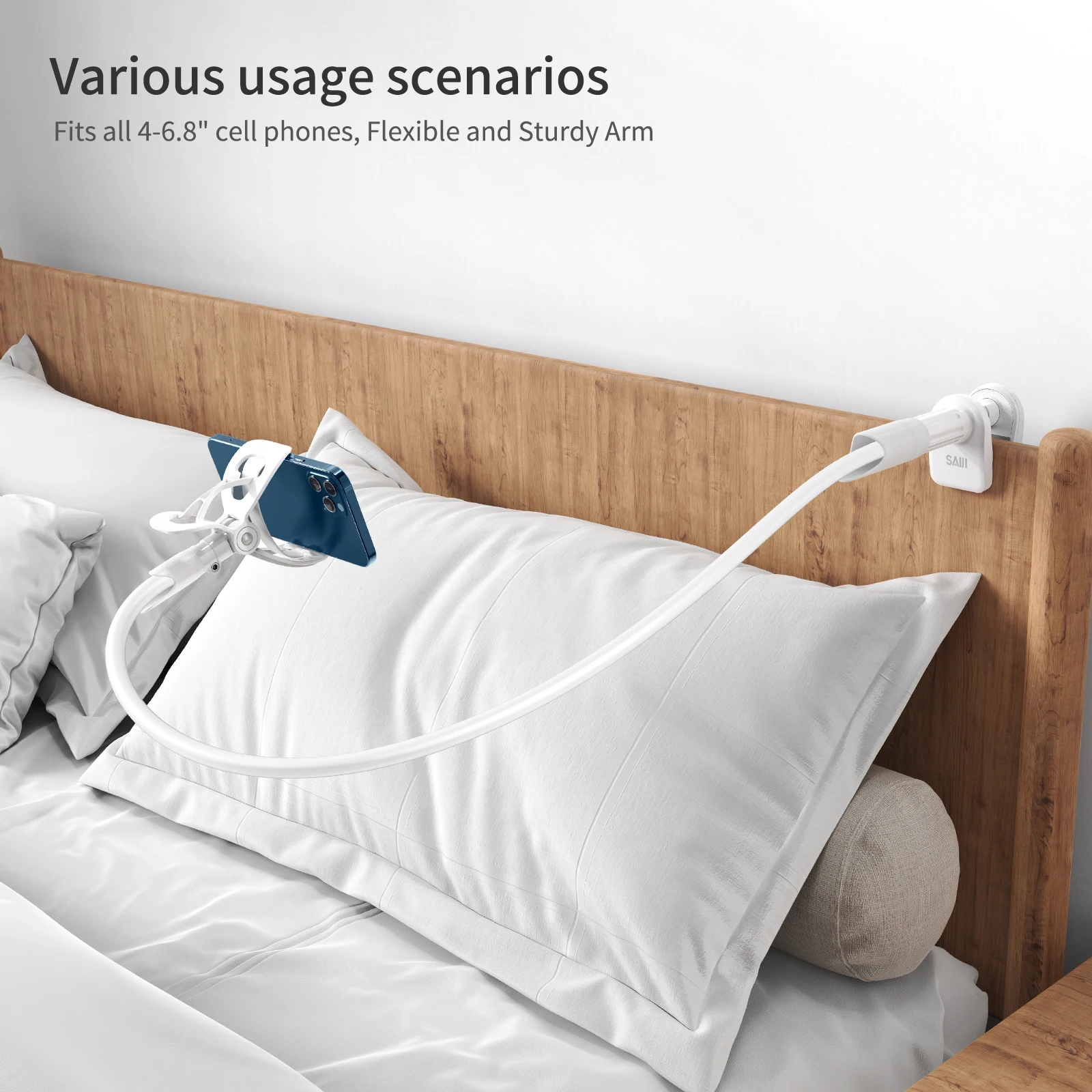 customizable flexible phone stand holder gooseneck mount ipad holder phone holder gravity for gym