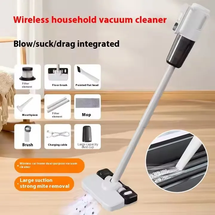 New electric floor cleaner with electric charge, dry vacuum cleaner, hotel hand-held