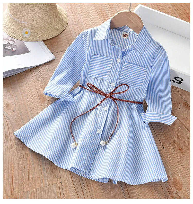 2-10 year Korean Casual Kids Clothes Girls Tiered Ruffle Sleeveless Summer Dress