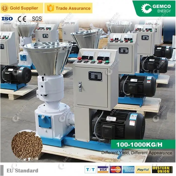 Strong Technical Supported Cheap Flat Die Diesel Electric PTO Animal Poultry Cow Small Feed Mill for Making Processing Chicken