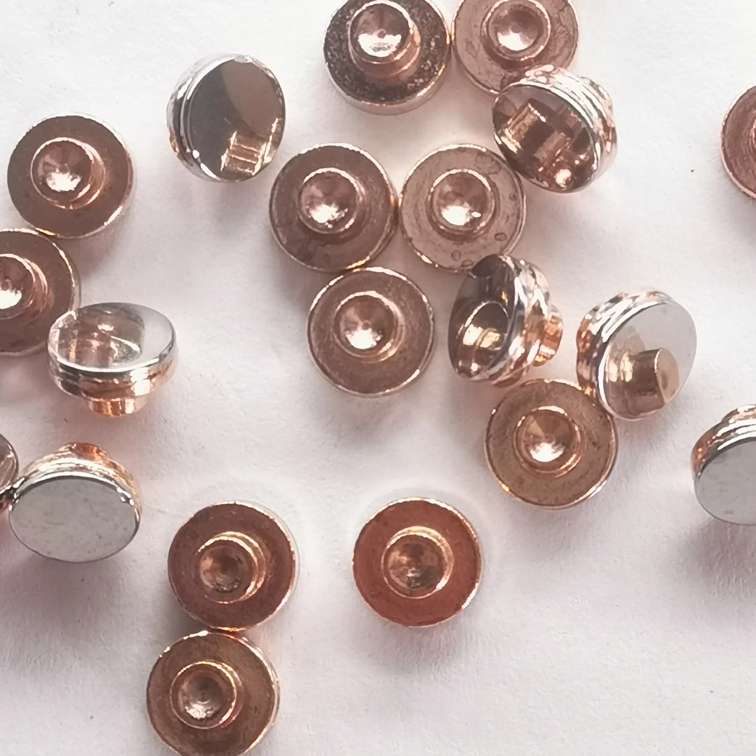 99.99% Pure Tungsten Contact Silver Contact Copper Rivet Electric Contact