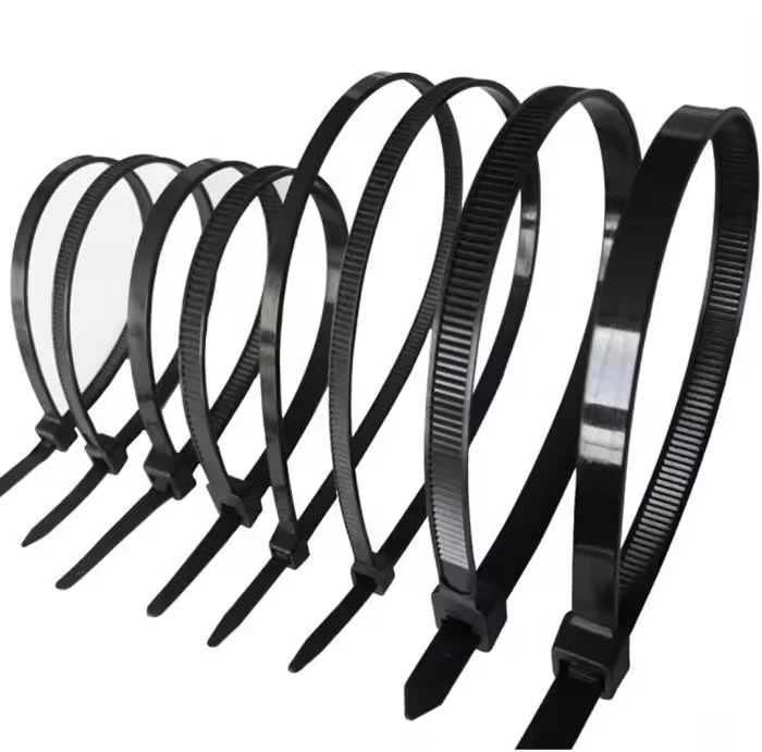 China supplier nylon 66 pa 66 material plastic nylon cable tie supplier cable clamp strap wraps