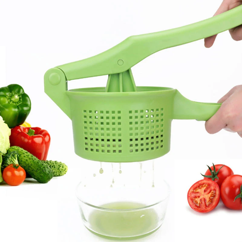 Wholesale Kitchen Tools Hand Pressure Type Plastic Dumpling Stuffing Vegetable Squeezer