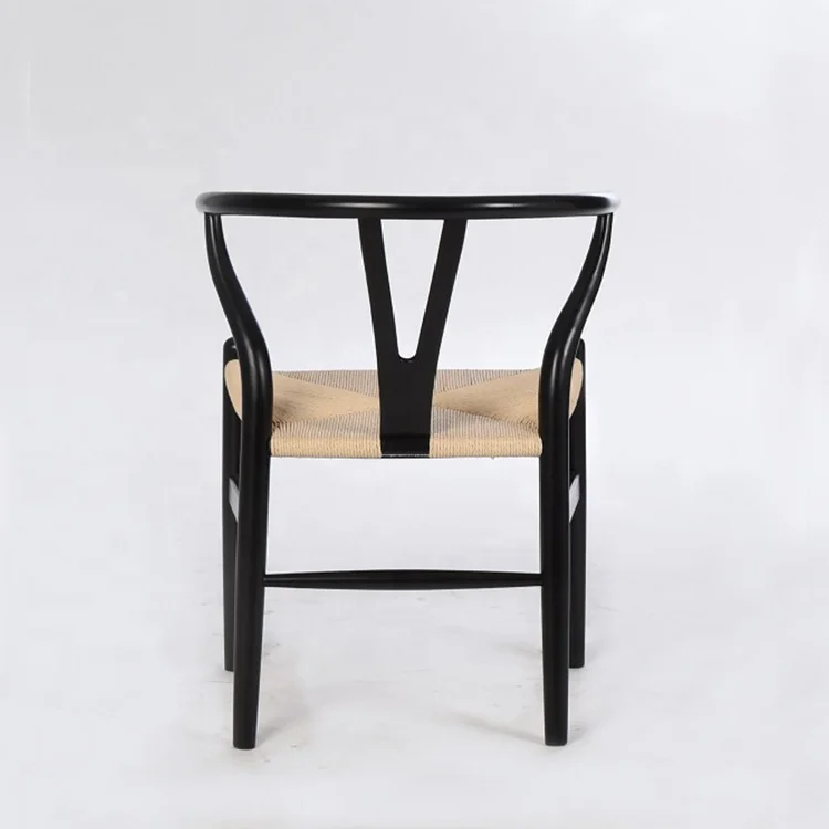 Professional factory wholesale furniture solid wood restaurant use Wishbone Y shape  dining Chairs CH-971