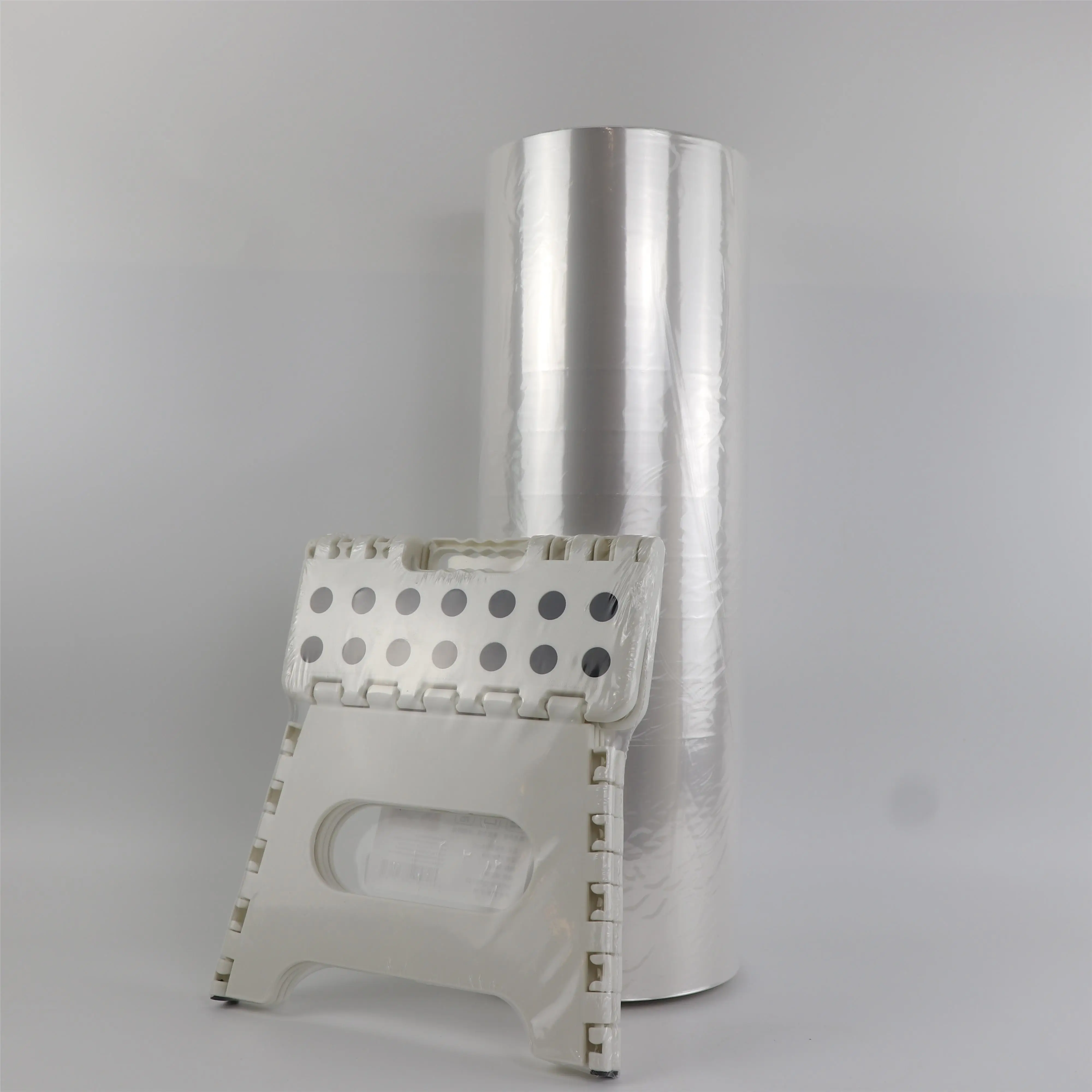 Environment Friendly PCR (Post Consumer Recycled) Polyolefin Pof Heat Shrinking Films Shrink Wrap Film Wrapping Roll