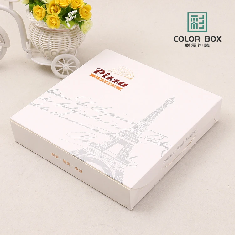 Order pizza delivery food handle box special cardboard box folding packaging PIZZA baking box