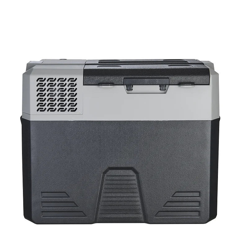 CoolRide Portable Cooler Freezer/Refrigerator Cooler AC/DC Compressor Electric Cooler Trolley Wheels for Truck RV Boat Party 52L