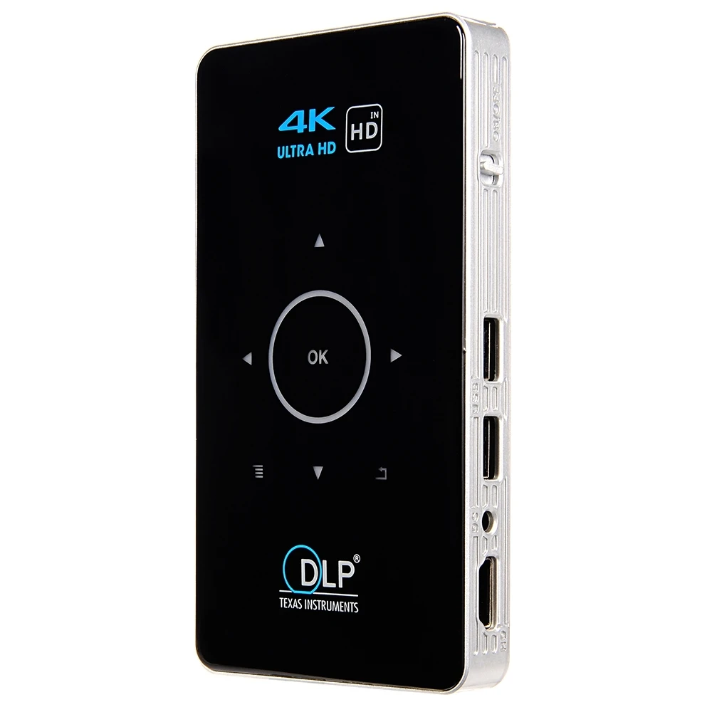 Mini Smart Projector 4K Phone Portable Pico   LED DLP Android Wireless Factory Supply Movie Short Throw Projectors