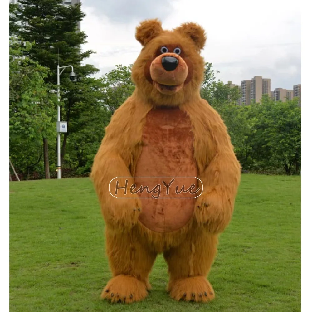 Advertising Adults Inflatable Bear Mascot Costume Custom Cartoon Character High Quality Mascots Costumes for party