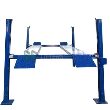 Hydraulic Drive 2700kg Automatic Lifting System Four-Post Vertical Car Parking Lift for Car Storage and Parking Lot Use