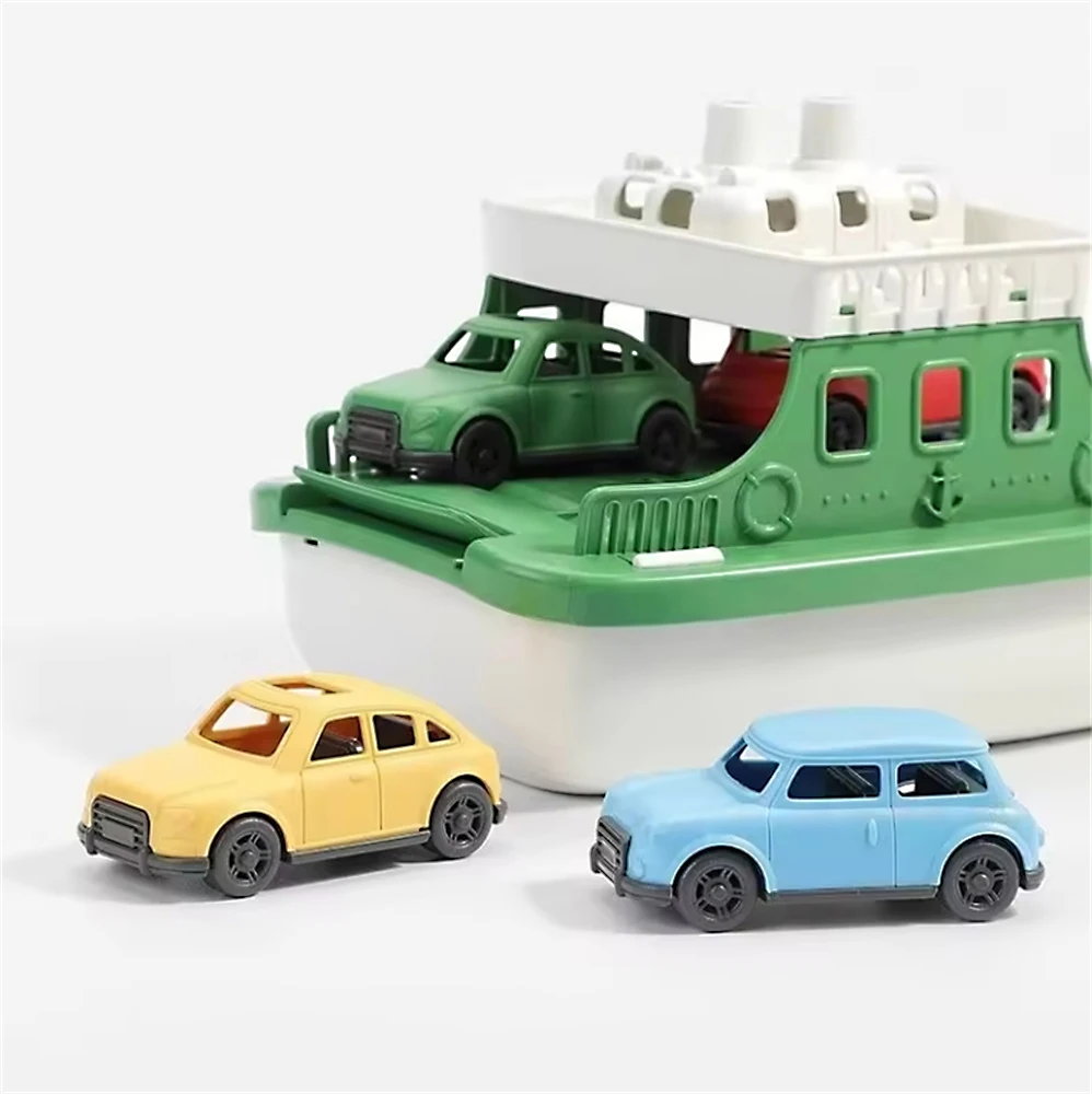 Hot Selling Children Ship Set DIY Assembly Toy Kids Educational Truck Transport Car Carrier Boat Toy Set
