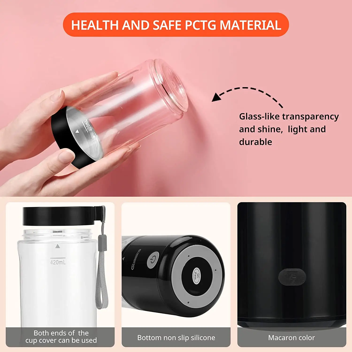 Small blender portable rechargeable blend jet portatil licuadora mini fast juice juicer portable blender