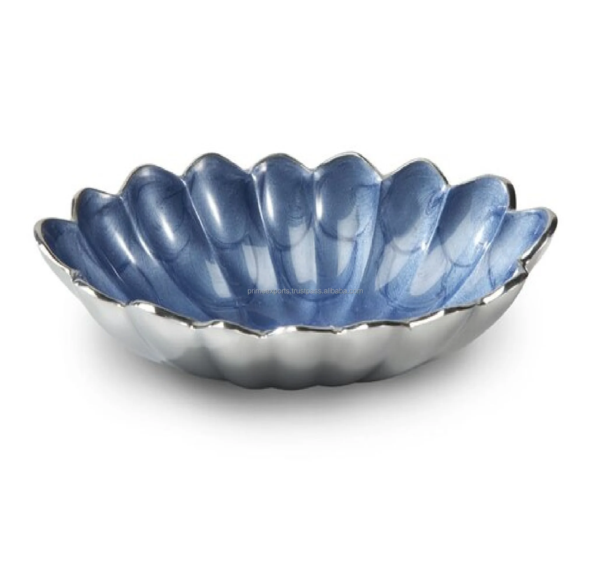 American and European style modern look enamel and sticker printed wooden bowls for serving and decor wedding sand events bowls