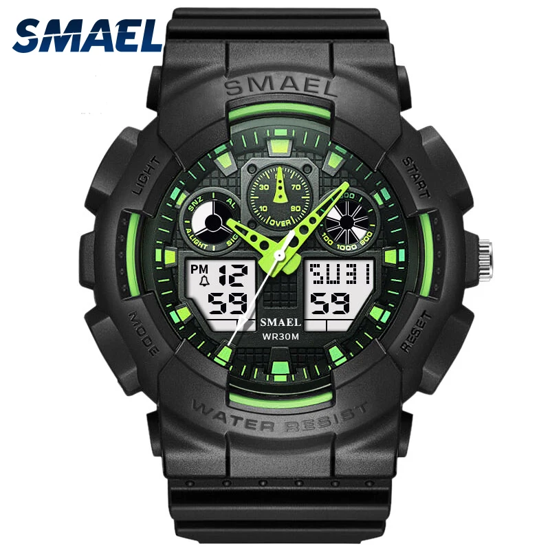 Smael digital g style hand shock resist watch analog men military watches digital jam tangan for boy children