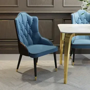 Reception negotiation table and chair combination simple modern home high-end Italian light Comfortable And Soft Cushion Chair