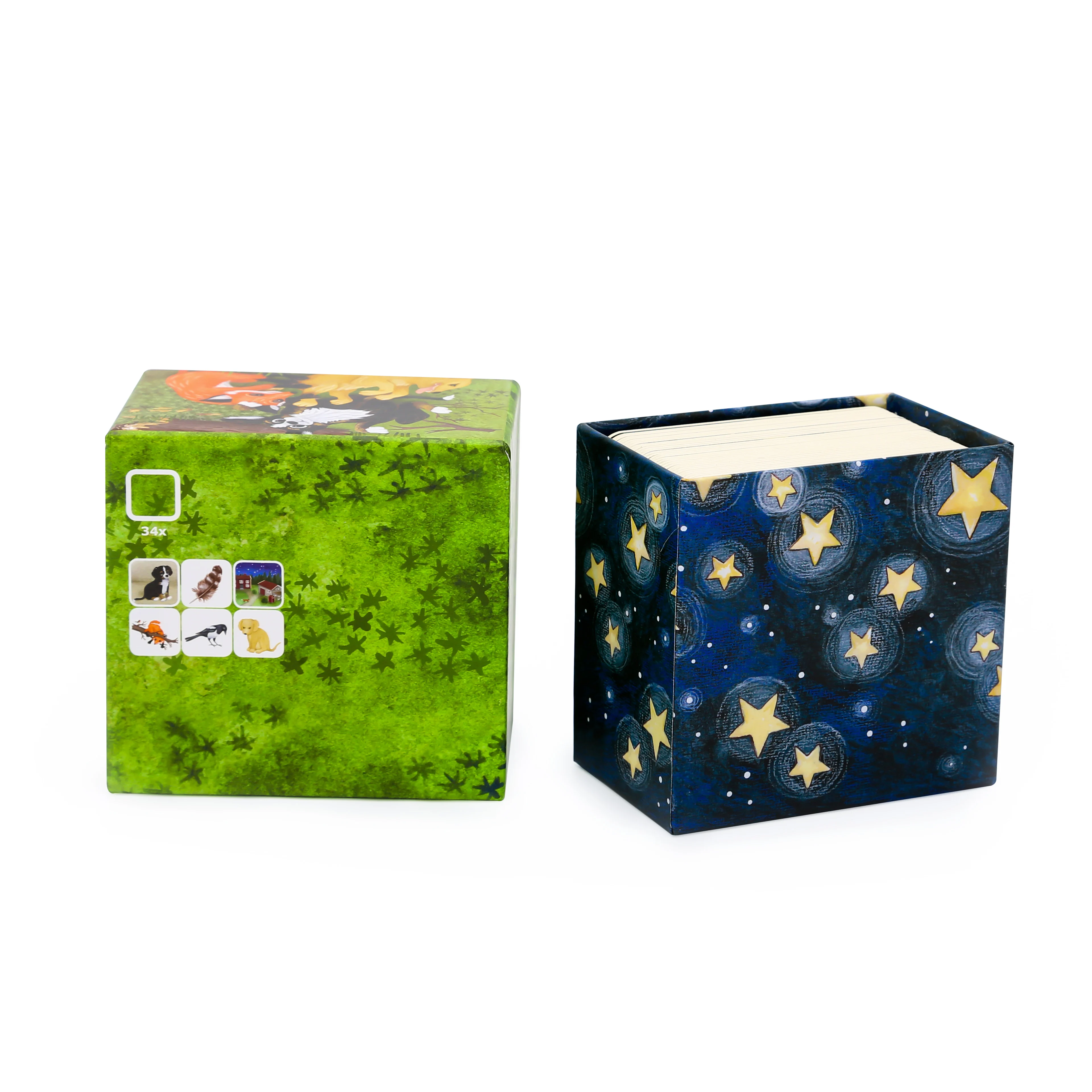 Custom printed popular play fun board card game with manufacture customized questions cards in box