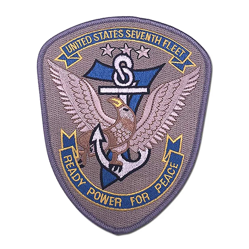 Factory free design embroidery cloth stick embroidery stick woven label heat transfer exquisite cartoon custom embroidery