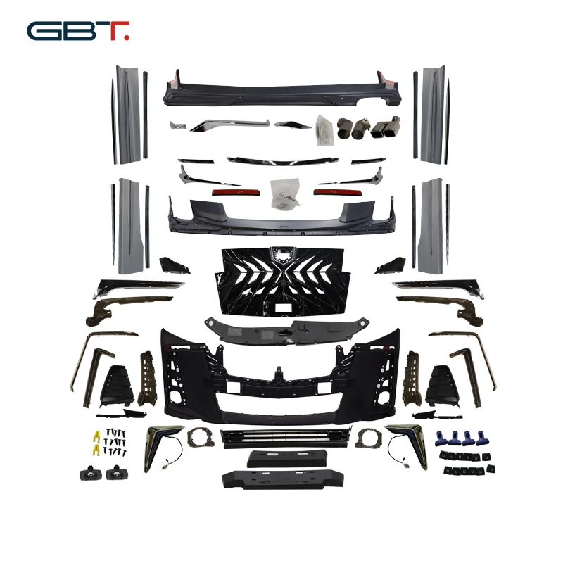GBT Factory Direct Modification Part car body kits for Toyota alphard upgrade wald bodykit include grille restyle body kit alphard 30