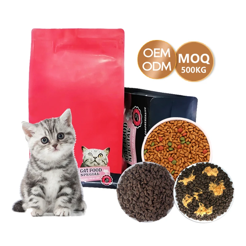 Oem China Organic Cat Food Natural Dry Cat Food High Quality Rotein Star Customizable Fresh Meat Non-metallic Products 2 Years