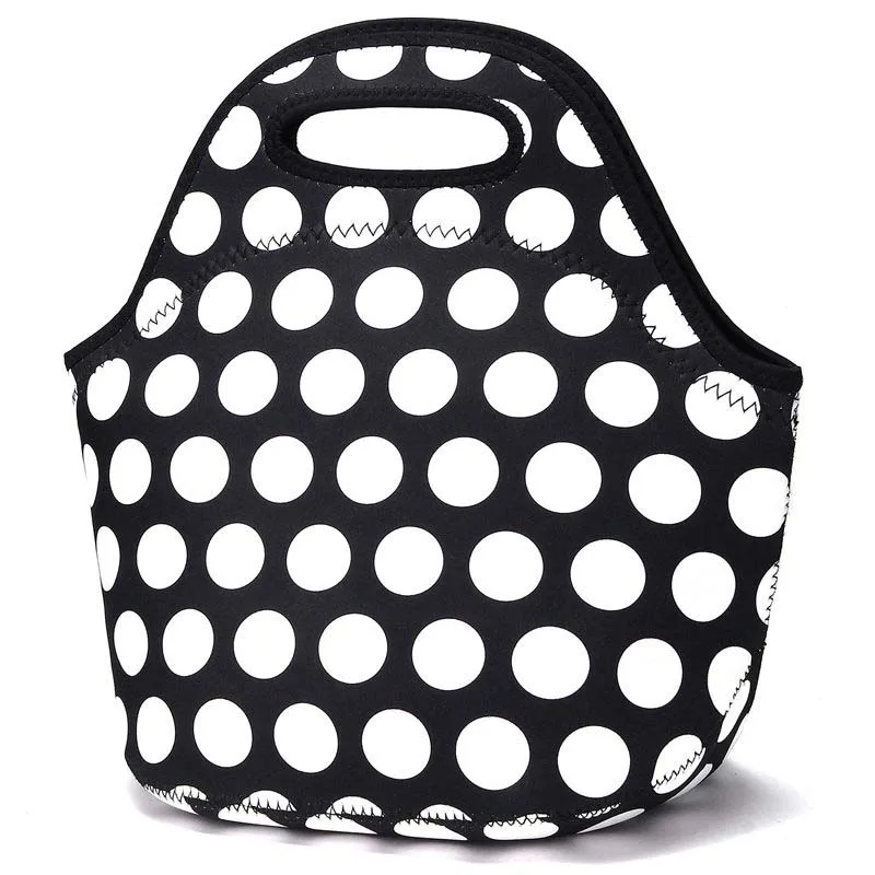 Factory Wholesale Customized Capacity Thermal Insulated Bags Household Cooler Neoprene Lunch Tote Bag