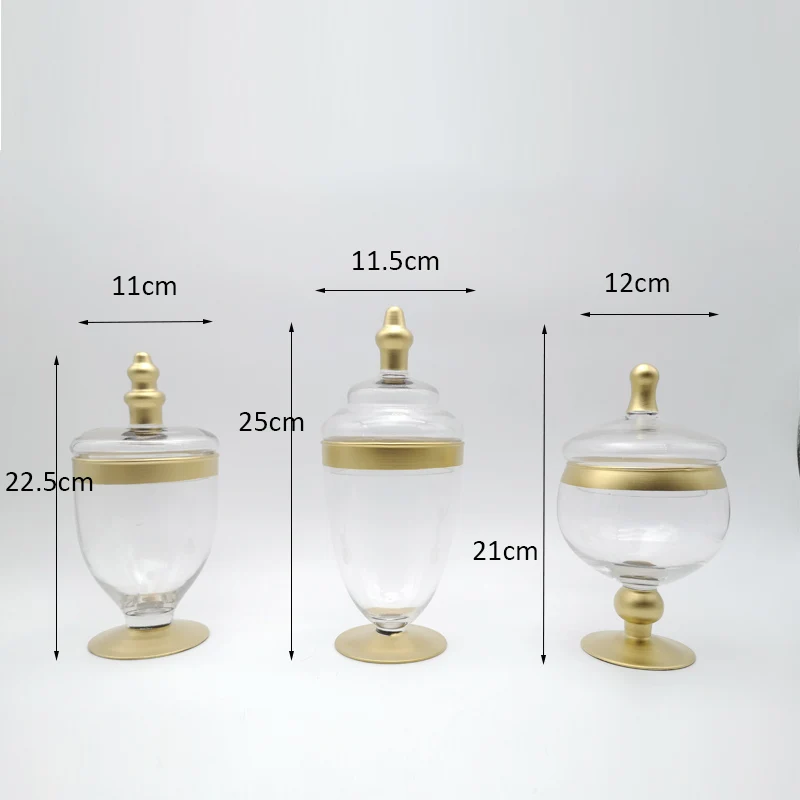 Amazon Sale Candy Bowl Clear Sugar Jar With Lid For Room Or Office