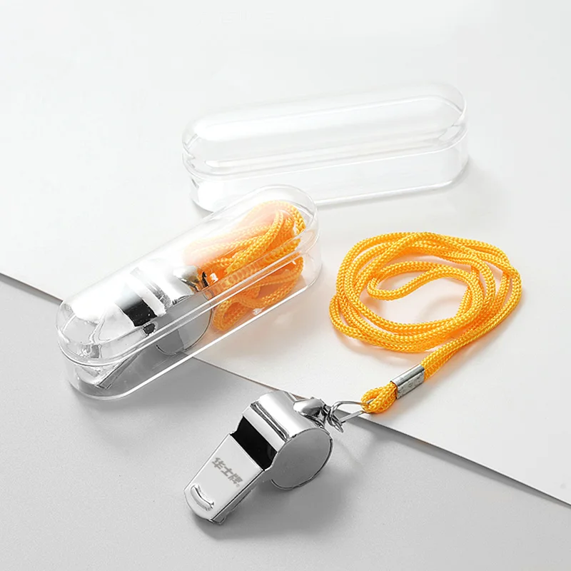 Персонализированный рекламный спортивный судейский свисток, пластиковый аварийный свисток