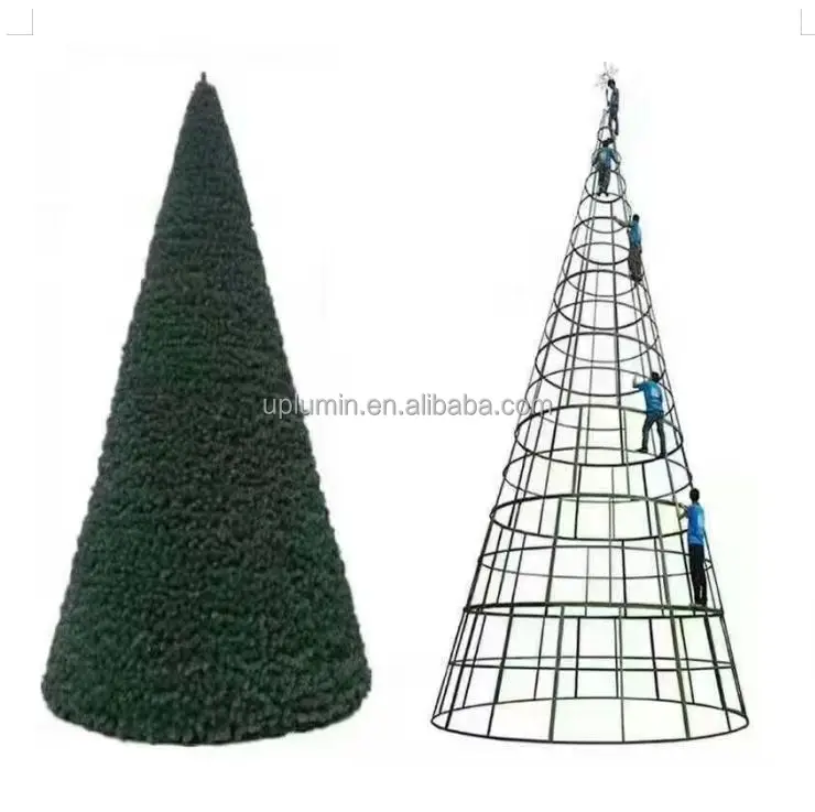 Uplumin Christmas Tree DMX Animated Led Programmable Motif Light Decoration Shopping Mall Giant LED Tree Light