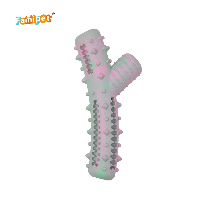 Famipet новый дизайн под заказ Жесткая прочная игрушка из натурального каучука для домашних животных жевательная собак агрессивных жевательных