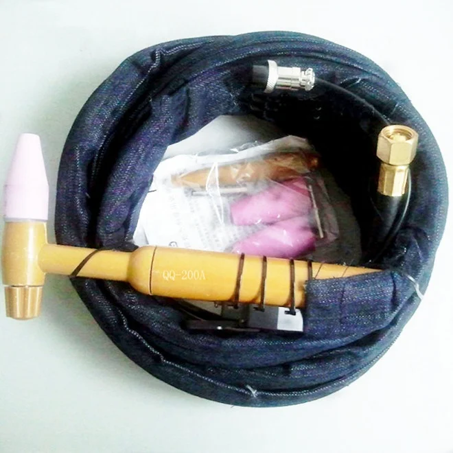 Коричневый воздушным охлаждением горелки Tig сварочная горелка QQ-200A