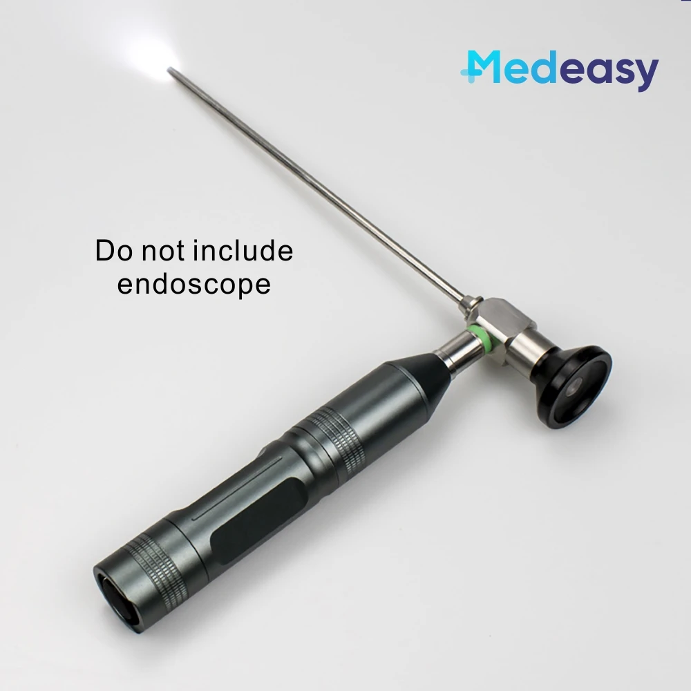 Waterproof Handheld Medical Portable Endoscope Mini 5W LED Cold Light Source for ENT Endoscopy with 3 Adapters