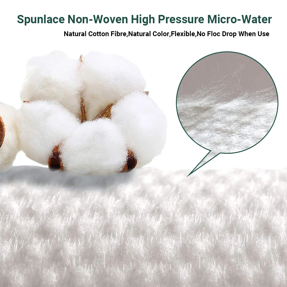 Skincare 100% Disposable Natural facial Cotton Tissue paper for family using